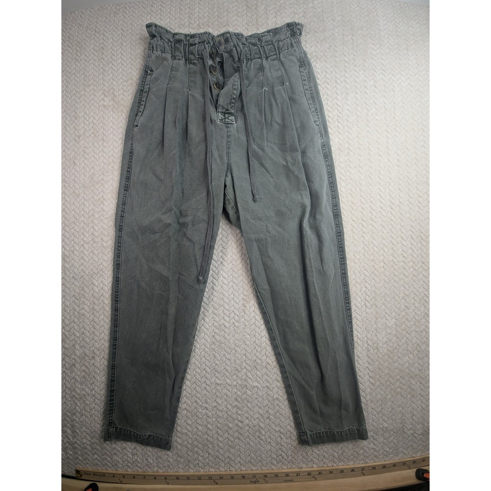 Free People Charcoal Drawstring Pants